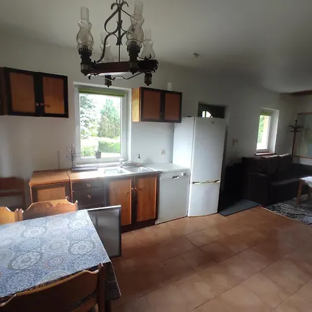 度假居 Bialy Dzik Uszyszek Stawno